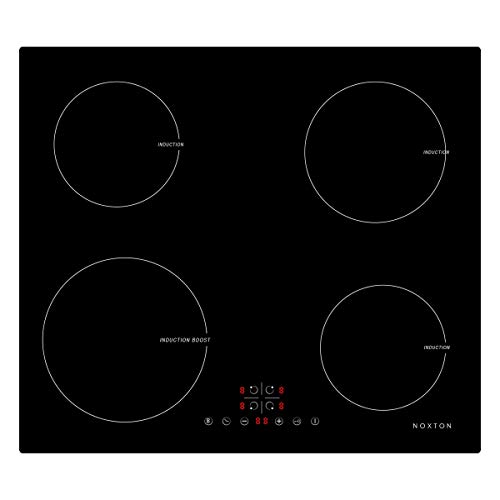 NOXTON Induction Cooktop, Electric Boost Stove Builtin 4 Burners