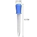 Coolrunner 5ML Clear Silicone Plastic Droppers Pipettes for Candy Molds, Gummy Mold and Crafts 6pcs