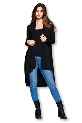 Women-Long-Duster-Maxi-Open-Front-Casual-Soft-Bamboo-Cardigan-Made-in-USA