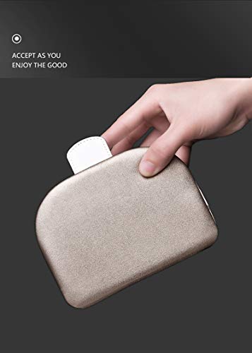 aeepd Jewellery Box Organizer Travel PU Leather Portable Storage Case for Rings, Earring, Necklaces- Great Gift for Girl Women