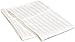 The Great American Store Scala Hotel Collection - 800 Thread Count 2 PC King Size White Stripe Pillow Cases