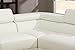 Casa Andrea Milano 2 Piece Modern Contemporary Faux Leather Sectional Sofa