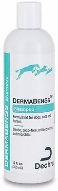 Dermabenss Pet Shampoo for Dogs Cats & Horses Antiseborrheic Antimicrobial 12oz