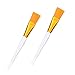 Facial Mask Brush - Face Mud Mask Mixing Brush Cosmetic Makeup Brush Silicone Facial Applicator, Hairless Silicone Brush, Facial Mask for Applying Facial Mask, Eye Mask,Peel, Serum or DIY Needs (2)