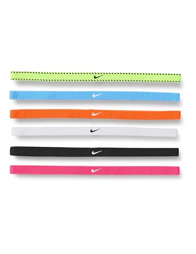 Flex Classic 6PK Fascia per capelli da donna Volt/Vivid Pink/White One Size