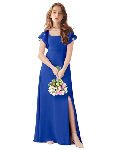 TAISHAN Junior Bridesmaid Dress for Wedding Ruffle