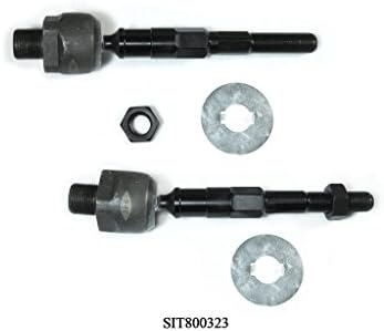 Federal JPN Front Steering Left & Right (Driver - Passenger) Side Set of Two Inner Tie Rod Ends for (2006-2011) Honda Civic - SIT800323 (Pack of 2)
