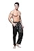 Tony & Candice Men's Satin Pajama Pants Long PJ Bottoms (Large, Black)