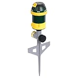 Melnor 15338 6-Pattern Rotary w/Step Spike, Green