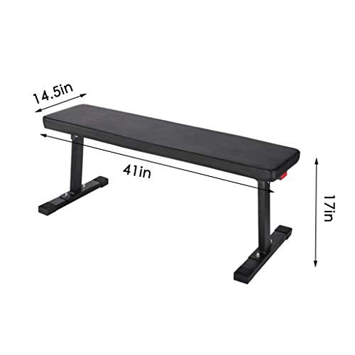 Foldable Weight Benches Utility Flat Bench for Dumbbell Weight Training