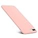 DTTO Compatible with iPhone 8 Plus Case and iPhone 7 Plus Case, Silicone Case [Romance Series] Rubber Anti-Scratch Thin Slim Fit Cover for iPhone 8 Plus 7 Plus 5.5 inches - Crystal Pink