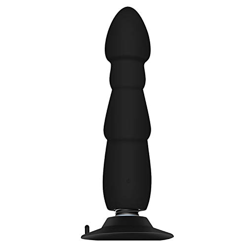 Sex Games Vibe Realistic Vibrator Anal Plug Massager Suction Cup Masturbator for Men Gay Anal Sex Toys for Adults,Black