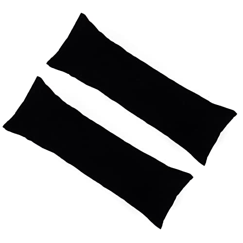 Framendino, 2 Pack Black Long Watch Display Pillows Velvet Bracelet Jewelry Displays Pillow Bangle Holder Cushions for Show Organizer