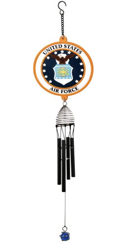 Red Carpet Studios Patriot Military Wind Chime Air Force