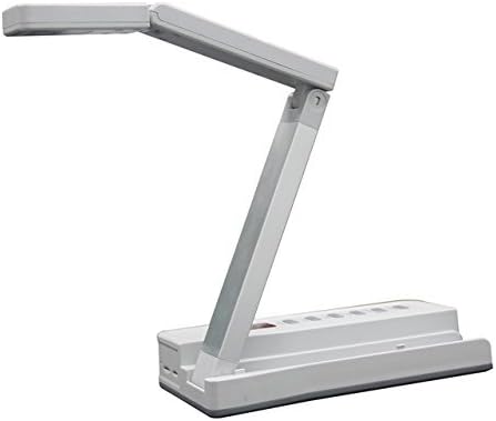 Color Document Scanner with Flexible Camera Head and Arm - 5MP HD OCR Document Camera/Photo Scanner with Smart AF Auto-Focus and Multiple Function Buttons on the Scanner Base