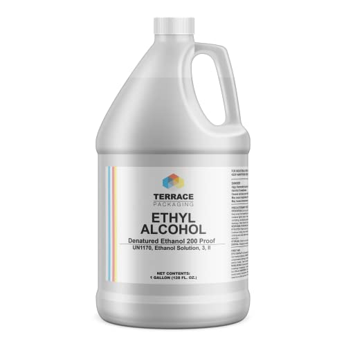 Ethanol Alcohol 95 (Ethyl Alcohol) 1 Gallon High Purity MultiUse