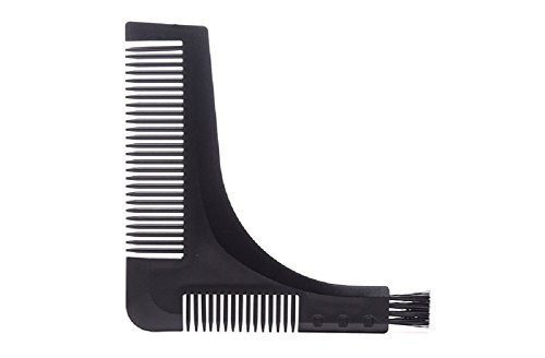 Beard catcher apron beard cape for shaving,beard styling and shaping template comb tool - Image 5