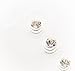 Rhinestone Single Crystal Wedding Bridal Twisters Coil Spiral Hair Pins (Pack of 12)