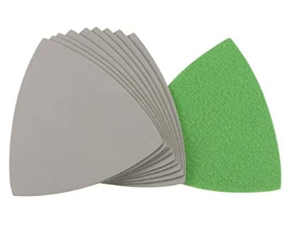 BOXONLY Silicon Carbide Triangular Sandpaper fit 3-1/2" Oscillating Multi-Tool (Dry/Wet) Use 3000Grit 10pcs
