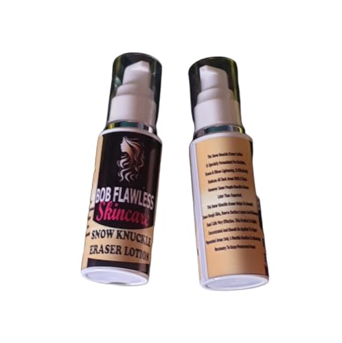 Bob Flawless Snow Kunckles Eraser Lotion, Knees & Elbows Lightening (Mini)
