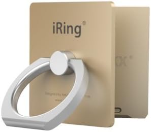 AAUXX - iRing Link Premium - Gold - Phone support ring - Fall arrest support ring for mobile phone - Compatible with induction charging