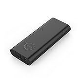 TYPE-C/USB-C Power Bank,AIRGINE 20000+ mAh Portable Charger With TYPE-C Input&Output High Capacity Smart Quick Charging Powerbank 2-Port USB External Battery Pack (Black)
