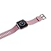 Wearable4U Fitbit Blaze Silicone Replacement Band Strap with FRAME for Fitbit Blaze (Gentle Pink w/Frame, Small)