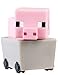 Minecraft Mini Figure (3 Pack) - Pig in Cart, Spectral Damage Zombie, Cave Spider in Webs