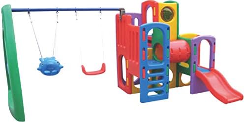 Rbwtoys Indoor Outdoor Playground Toys Set With Tunnel Multi