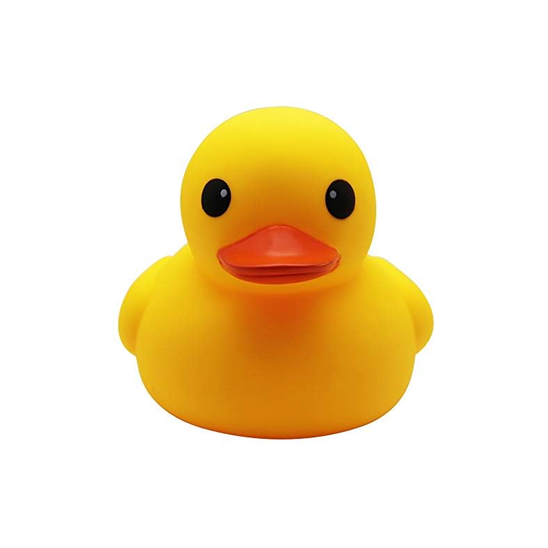 Happy Trees Duck Bath Toy Large Bath Duck Squeak Rubber Duck Baby Shower, 7 Inches