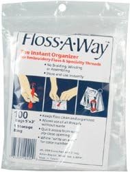 Action Bag Floss A Way Organizer 3 inch x 5 inch 100 Pack FL100R (2-Pack)