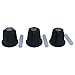 LASCO 01-9161OB Price Pfister Verve Series Three Valve Chrome Trim Set Large Handles, Flanges and Nipples, Dark Oil Rubbed Bronze Finish