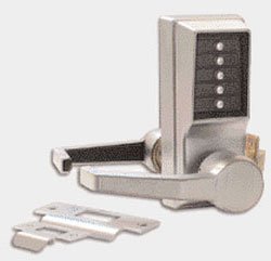 Push Button Lock, Entry, Satin Chrome