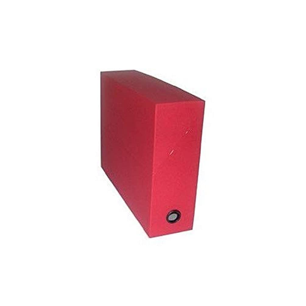 Esselte Adine Canvas Look Box File Dos 120mm red — image 1