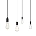 Light Society Tentacle 10-Light Chandelier Swag Pendant, Matte Black, Modern Industrial Lighting Fixture (LS-C105)