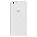 Armorsuit MilitaryShield White Carbon Fiber Skin Wrap Film + HD Clear Screen Protector for Apple iPhone 6 (4.7