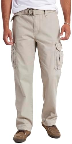 UNIONBAY Men's Survivor Iv Relaxed Fit Cargo Pant-Reg and Big and