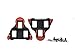 Shimano Y42U98020 cleat set, SH10-(0d/red) pair