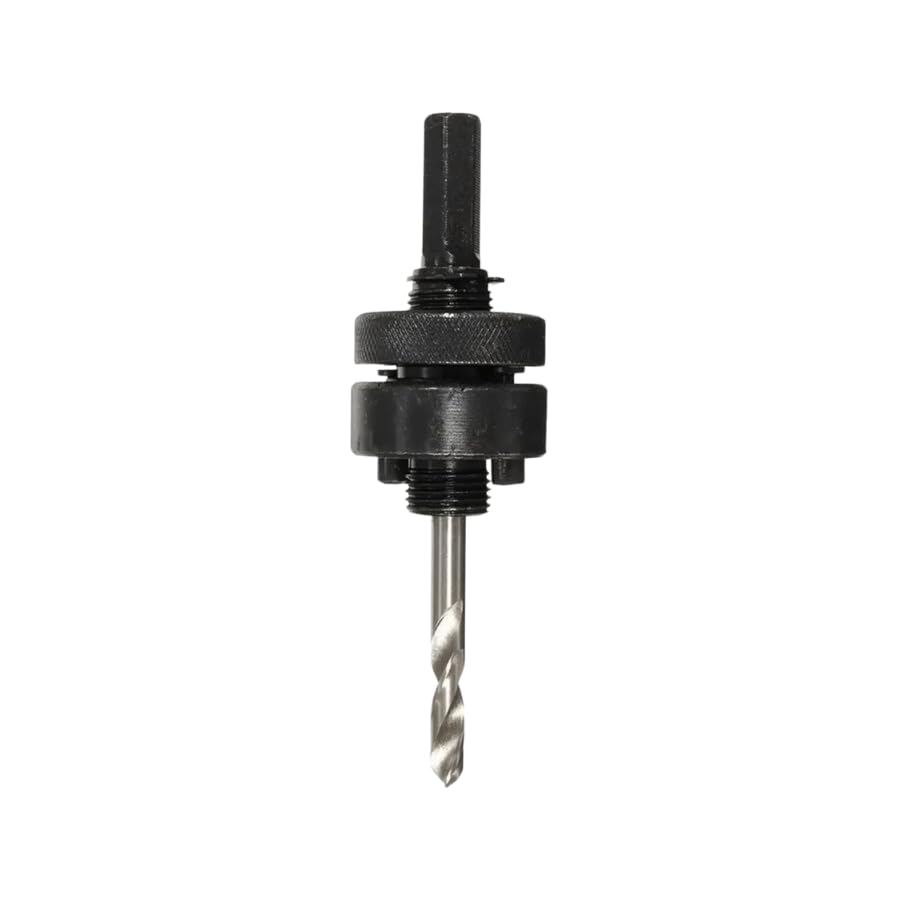 Arbor with Pilot Drill - option to buy Bi Metal HSS Hole Saw - Drilling Cutting Wood, Metal Sheet, Stainless Steel, Plastic, Pipe, Drywall, Circular Holesaw (Arbor, Standard Hex 32-152mm)