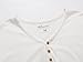 Mrignt Mens Short Sleeve Slim Fit Henley t-Shirt with Button (L, White)