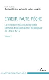 Erreur, faute, péché