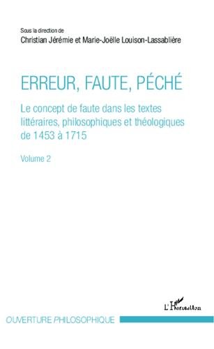 Erreur, faute, péché