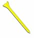 Zero Friction Tour 3-Prong Golf Tees (2-3/4 Inch, Yellow, Pack of 40)
