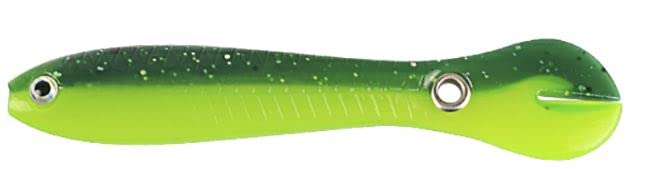 Moving Booby Bait realistic moving twitching lure with slip eyelet 3 units (CHARTREUSE)