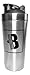 Shaker Bottle - Double Walled Stainless Steel & Vacuum Insulated - 24oz - Keep Drinks Hot or Cold For Hours - Anti-Odor, Anti-Sweat, & Anti-Bacterial - Eco-Friendly & Non-toxic (Steel)