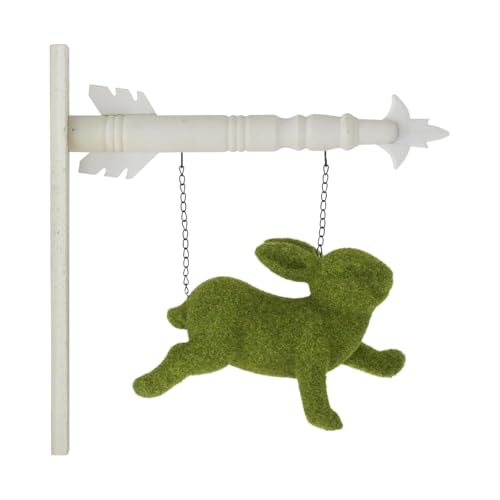 K&K Interiors Flocked Moss Prancing Bunny Arrow Replacement, 11.5-Inch, Resin at Amazon