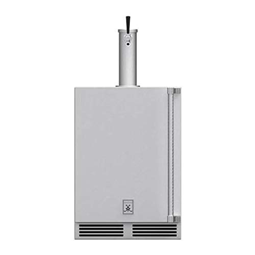 Hestan 24-inch 5.2 Cu. Ft. Left Hinge Outdoor Rated Single Tap Beer Dispenser - Gfdsl241