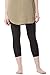 Fishers Finery Ecofabric Capri Legging; Casual Lounge Legging (Black, XL)