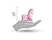 3 pack molded bath bombs- 225 Grams (Unicorn)