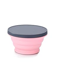 YX   Cuenco plegable de silicona para viaje, cuenc